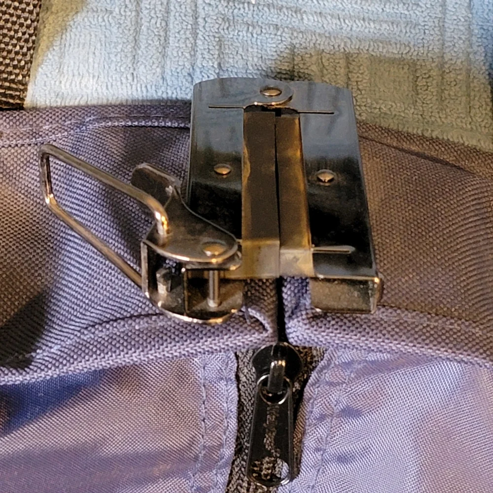 Wally Bags Blue Premium Garment Dress Bag Made In USA Lock 52